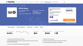 MTAA Super MTAA Super | Review & Compare Superannuation ...