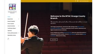 MTAC Orange County Branch | Music Teachers' Association of California