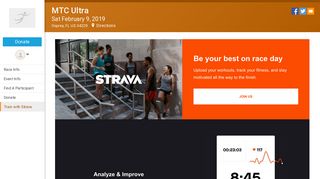 MTC Ultra: Strava - RunSignup