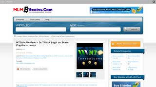 MTCoin Review - Is This A Legit or Scam Cryptocurrency - MLM Bitcoins