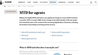 MTD for agents | Making Tax Digital | ICAEW