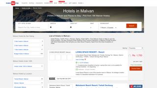 Hotels in Malvan Book from 165 Malvan Hotels upto 60% OFF ...