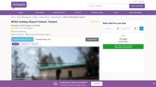 MTDC Holiday Resort Tarkarli, Tarkarli - Reviews, Rates, Photos ...