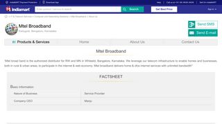 Mtel Broadband - Service Provider from Kadugodi, Bengaluru, India ...