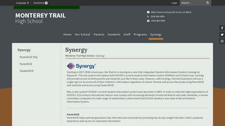 Synergy - Monterey Trail High School