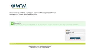 MTM Service Management Portal Login - MTM, Inc. - MTM Service ...