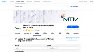 Working at Medical Transportation Management (MTM, Inc.): 304 ...