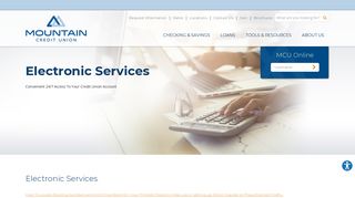 Electronic Services | North Carolina - Mountain Credit Union