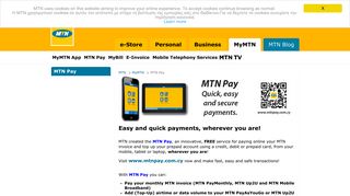 MTN Pay | Bill Payments & Top-Up | mtnpay.com.cy | mtn.com.cy