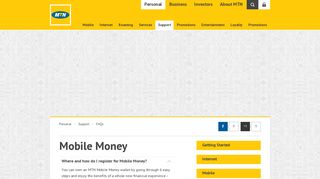 Mobile Money - MTN Ghana