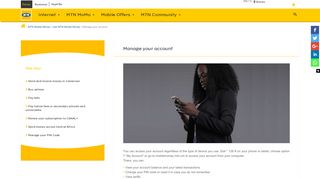 Manage your account | MTN Cameroon
