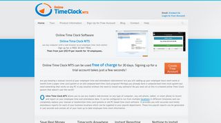 Online Time Clock MTS