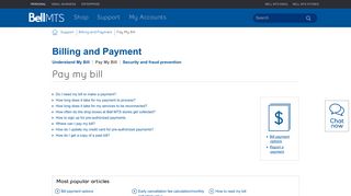 Pay My Bill | MTS