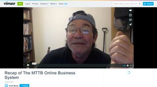 Recap of The MTTB Online Business System on Vimeo
