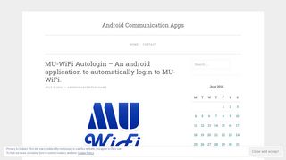 MU-WiFi Autologin – An android application to automatically login to ...