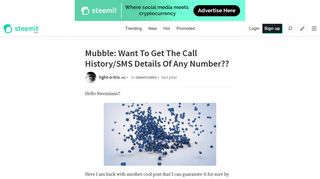 Mubble: Want To Get The Call History/SMS Details Of Any Number ...