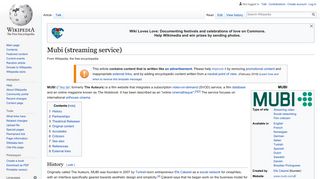 Mubi (streaming service) - Wikipedia
