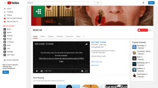 MUBI UK - YouTube