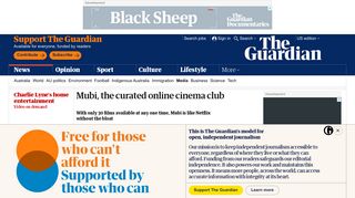 Mubi, the curated online cinema club | Media | The Guardian