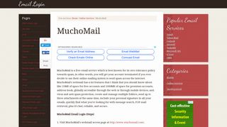 MuchoMail Email Login – www.MuchoMail.com Log In