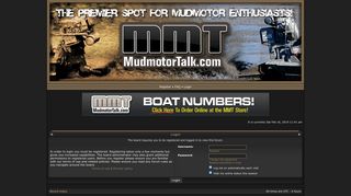 MudmotorTalk.com - Login