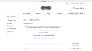 Customer Service | Mud Pie