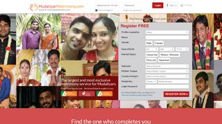 Mudaliyar Matrimony - The No. 1 Matrimony Site for Mudaliyars ...