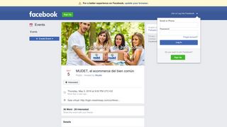 MUDET, el ecommerce del bien común - Facebook