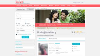 Mudiraj Matrimonials - No 1 Site for Mudiraj Matrimony Matrimonials ...