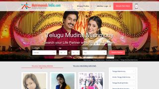 Telugu Mudiraj Matrimony - Mudiraj Brides and Grooms Telugu ...