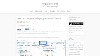Air Explorer Blog | The Multicloud Manager