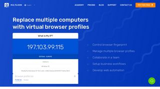 Multilogin - Replace Multiple Computers With Virtual Browser Profiles ...