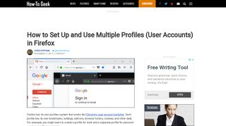 How to Set Up and Use Multiple Profiles (User Accounts) in Firefox