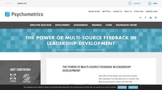 The Power of Multi-Source Feedback in Leadership Development