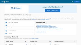 Multiband: Login, Bill Pay, Customer Service and Care Sign-In - Doxo