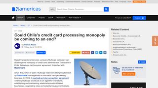 Could Chile's credit card processing monopoly be coming to an end ...