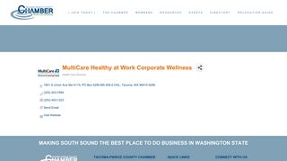 MultiCare Healthy at Work Corporate Wellness | Health Care ...