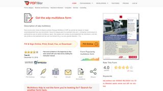 Adp Multidocs - Fill Online, Printable, Fillable, Blank | PDFfiller