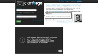 ClanForge - Login - Multiplay