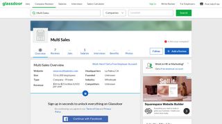 Working at Multi Sales | Glassdoor