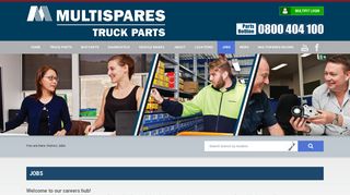 Jobs - MultiSpares Truck Parts