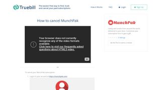 Cancel MunchPak - Truebill