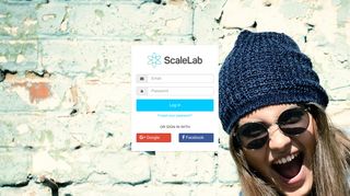 Log into ScaleLab Network - ScaleLab Network
