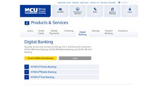 MCU: Services - Digital Banking