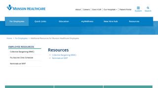 Additional Resources | For Employees | Munson Healthcare | northern ...