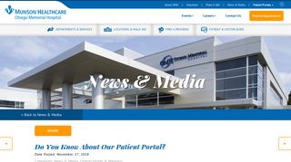 Do You Know About Our Patient Portal? - Munson Healthcare Otsego ...