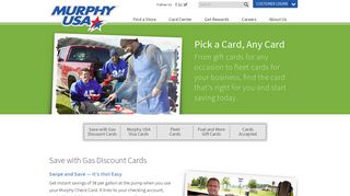 Card Center | Murphy USA Credit Cards, Fleet Cards and Gift Cards