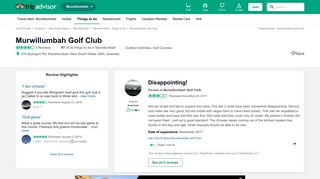 Disappointing! - Review of Murwillumbah Golf Club, Murwillumbah ...