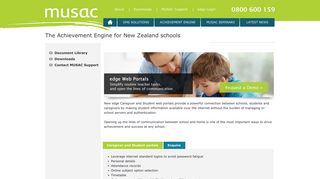 edge Student and Caregiver Portals - MUSAC to