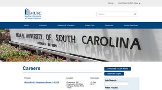 MUSC - Search Results - PageUp